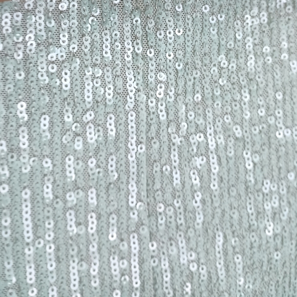 NWOT Free People Gold Rush Long Sleeve Sequin Top in Mint ✨Size Small ✨ - Picture 8 of 10